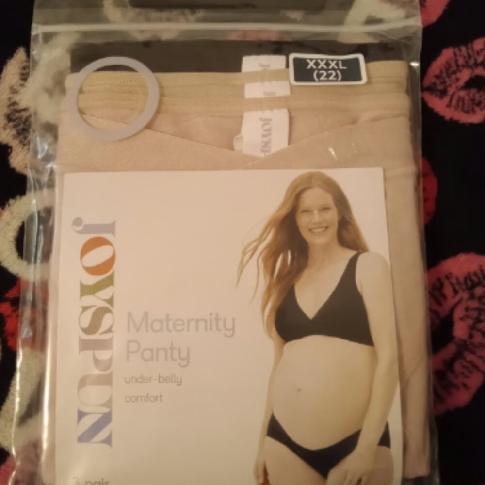 Joyspun XXXL (22) Under the Belly Maternity 3 Pack Panty #3